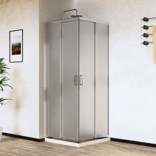 Душевой уголок Vincea City VSS-5CT9010MT, 1000*900, хром, стекло текстурное