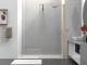 Душевая перегородка Vincea Walk-In HS VSW-1HS800CLG, 800*2000, брашированное золото, стекло прозрачное