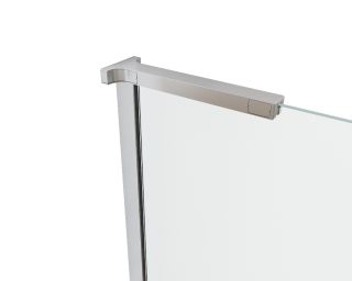 Душевая перегородка Vincea Walk-In VSW-7HA800CLB, 800*2000, черный матовый, стекло прозрачное