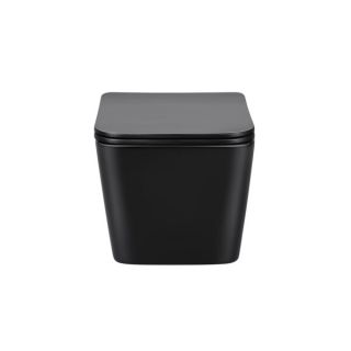 Унитаз подвесной Vincea Q-Line VT1-12MB черный безободковый ультратонкое soft-close сиденье