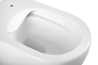 Унитаз подвесной Vincea Evo VT1-34 безободковый белый ультратонкое soft-close сиденье