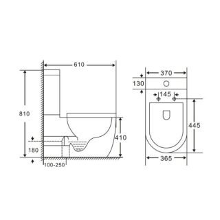 Унитаз-компакт Vincea Evo VT2-34 белый безободковый ультратонкое soft-close сиденье