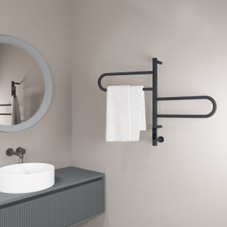 Полотенцесушитель электрический Vincea VTD-1R1CGE 44×60, графит, таймер