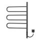 Полотенцесушитель электрический Vincea VTD-1R2CGE 44х80, графит, таймер