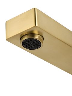 Встраиваемый смеситель для раковины Wonzon & Woghand Cube WW-88869016-BG брашированное золото