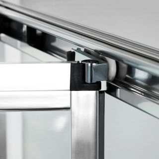 Душевой уголок Wasserkraft Weser 90x100см серебристый 78F18