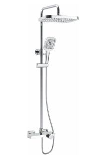 Душевая стойка Rose R1896-6 с термостатом хром