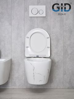 Унитаз подвесной Gid Ws2198 (СС) 62228Y под камень глянцевый 49x36x35.5