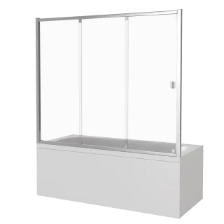 Шторка на ванну Good Door Screen WTW-150-G-CH 150 см матовое