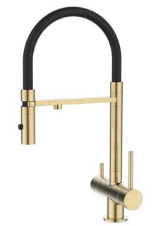 Смеситель для кухни IDDIS Ace ACEMGFFi05 золото матовое