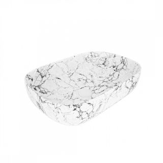 Раковина чаша Maretti FL13NS66-740MR, белый мрамор