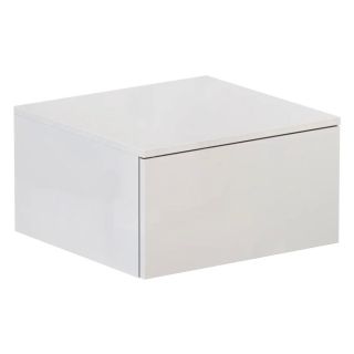 Тумба подвесная без столешницы Velvex Unit tp.UNI.50.1Y белый глянец, 50 см