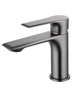 Смеситель для раковины Wonzon & Woghand Brilliant WW-88018079-BGM тёмный графит