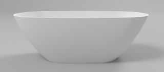 Ванна из искусственного камня Whitecross Onyx D 0207.160075.200 160x75см белый матовый