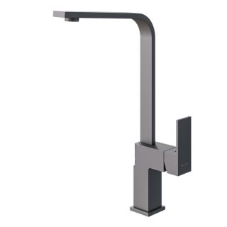 Смеситель для кухни Knotlor KN-21/GM, вороненая сталь