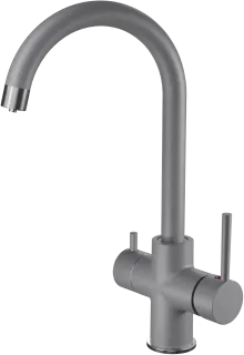 Смеситель для кухни GranFest  URBAN Z-5422 темно-серый