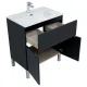 Тумба под раковину Aquanet Алвита New 303900 70 см антрацит