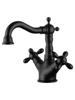 Смеситель для раковины Wonzon & Woghand Retro WW-88139020-MB чёрный матовый