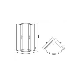 Душевой уголок Parly Z91 с поддоном