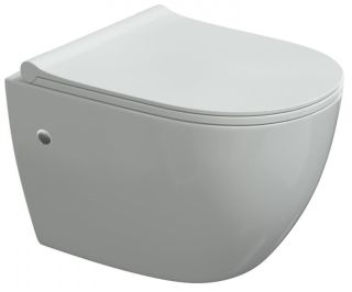 Подвесной унитаз Berges Okus белый 082127 сиденье дюропласт Toma Slim SO микролифт быстросъёмное