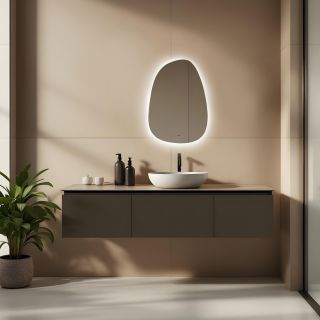 Зеркало с подсветкой ABBER Teil AG6501S с подсветкой бесконтактный выключатель диммер