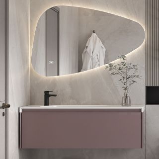 Зеркало с подсветкой Orans BC-4060-1200L 4060MRL 120 см с антизапотеванием и сенсорным включением