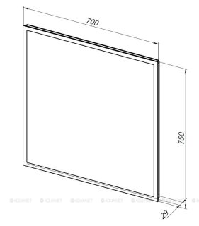 Зеркало с подсветкой Aquanet Optima 288964 70 см