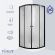 Душевой уголок с поддоном PARLY ZF911B (90х90х190)