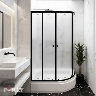 Душевой уголок с поддоном PARLY ZFM1201B L (120х80х195)