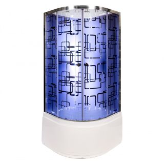 Душевая кабина Deto BМ4590 N LED BLACK 90х90х208см