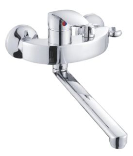 Смеситель для ванны Shevanik S5502 хром