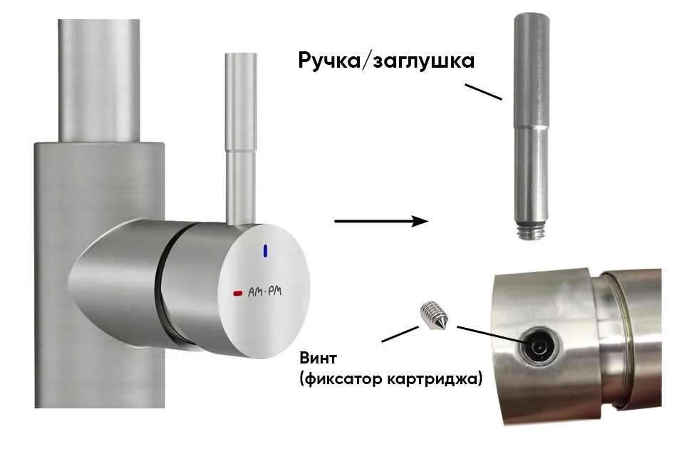 виды заглушек на смесителях
